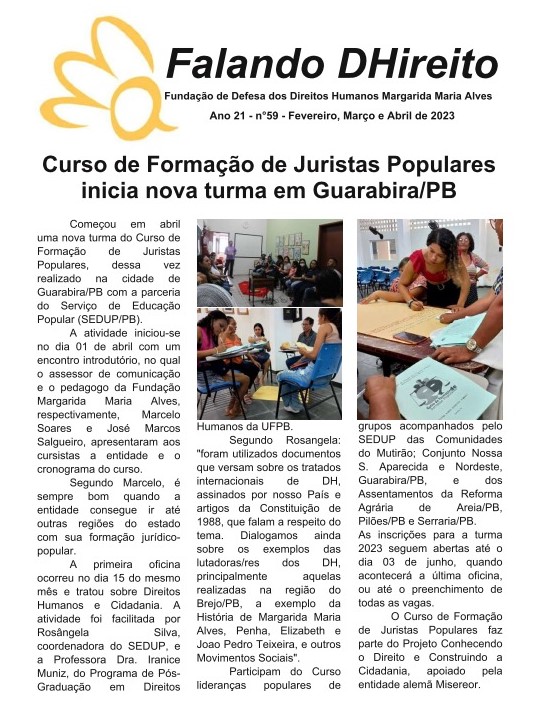 Edição 3 Direitos Humanos by JORNAL O TAGARELA - Issuu